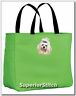 MALTESE embroidered essential tote bag ANY COLOR