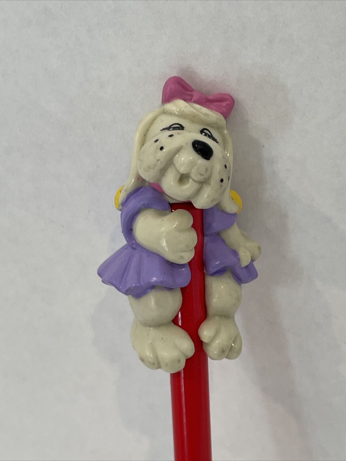 Pound Puppies Pencil and Topper 1986 Tonka Corp Vintage UNSHARPENED
