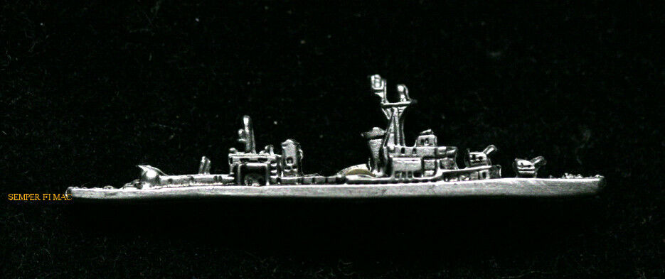 USS Hollister DD-788 US NAVY LAPEL HAT PIN UP DESTROYER WW2 KOREA VIETNAM 2f 1b