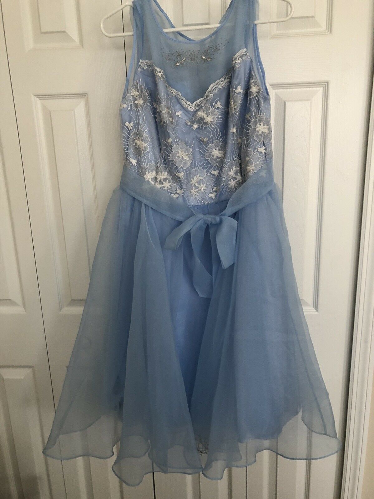 Rare Nwt Disney Parks Dress Shop Adult Large Cinderella Blue Lace