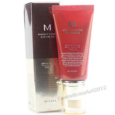 MISSHA M Perfect Cover BB Cream No.21 Light Beige SPF42 PA+++ 50ml