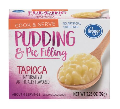 Tapioca Pudding & Pie Filling Mix  - Cook & Serve (1) Box 3.25 ounce - Kroger