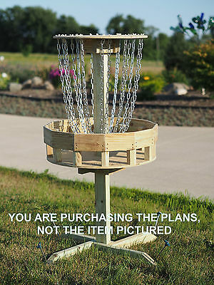 Pdf Plans Disc Golf Target Professionally Designed Meets Pdga Standards Frisbee