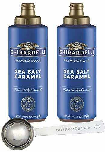 2 Pack - Ghirardelli - Sea Salt Caramel Flavored Sauce - 17 Oz Squeeze Bottle...