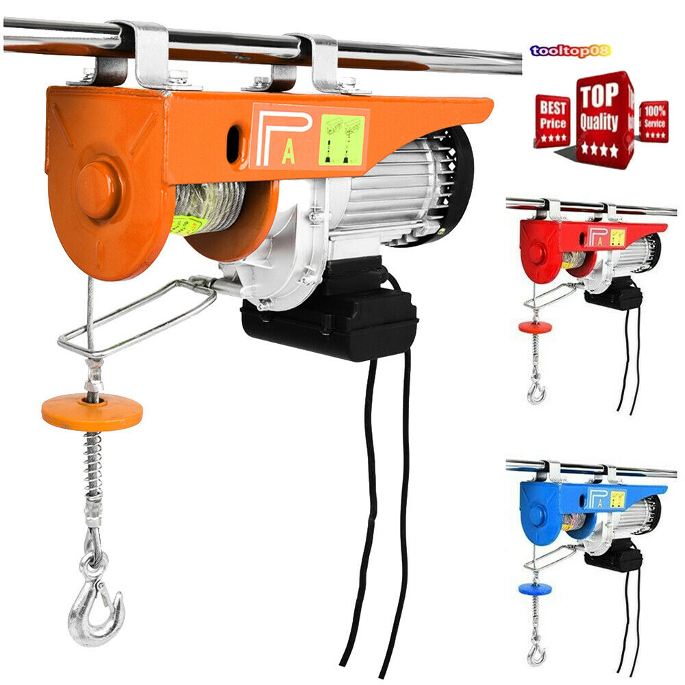 1800 Lb Electric Wire Hoist Winch Hoist -crane Lift 110v With Remote Control