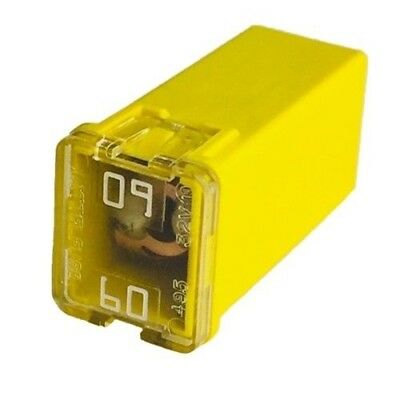 Pack Of  5 Littelfuse 0495060 - Jcas60 Jcase Fuse Rated 495 32v 60a Yellow
