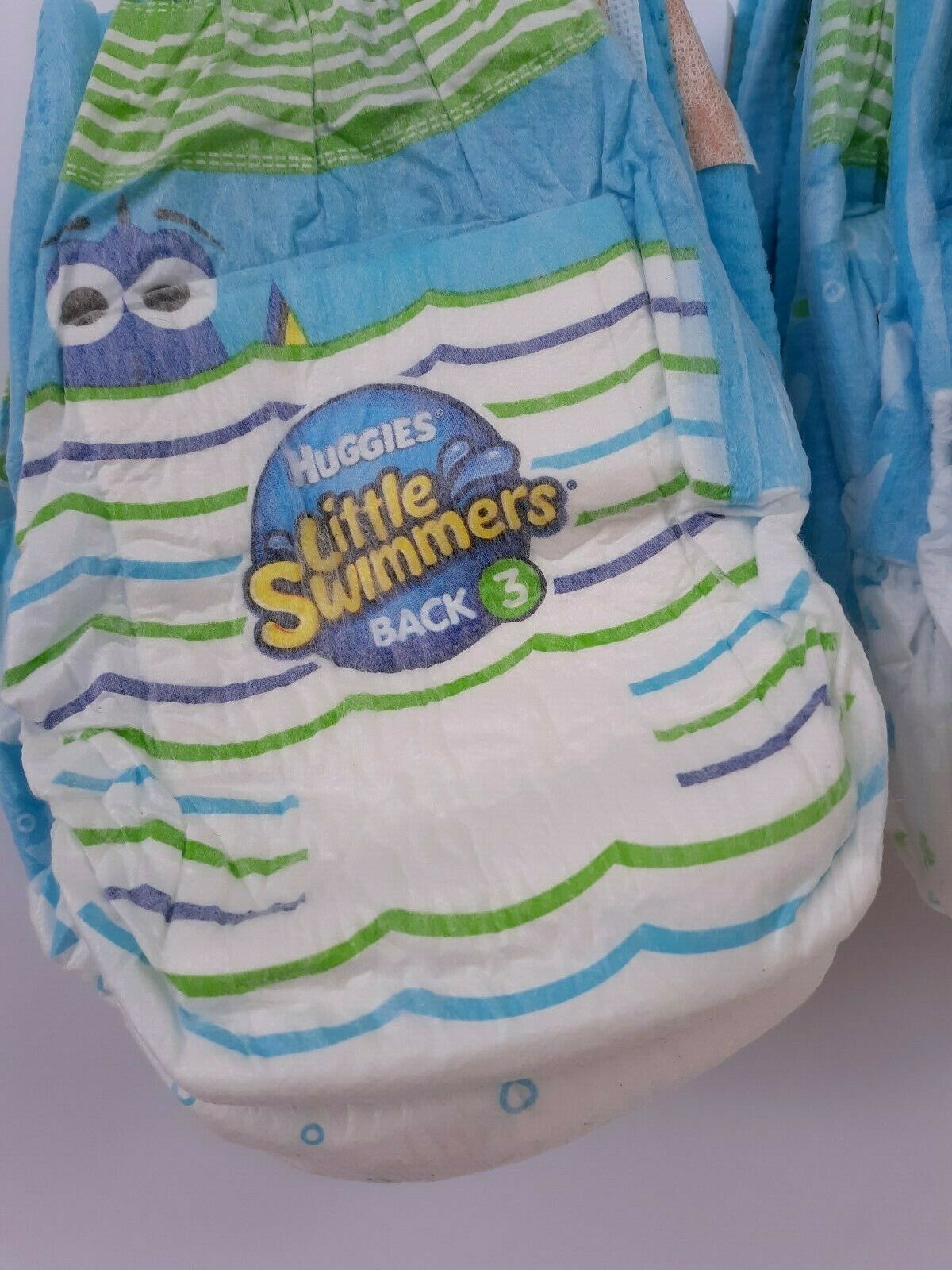 Baby Diapers Size 3 Huggies Little Swimmers 17 Pieces Opened Package