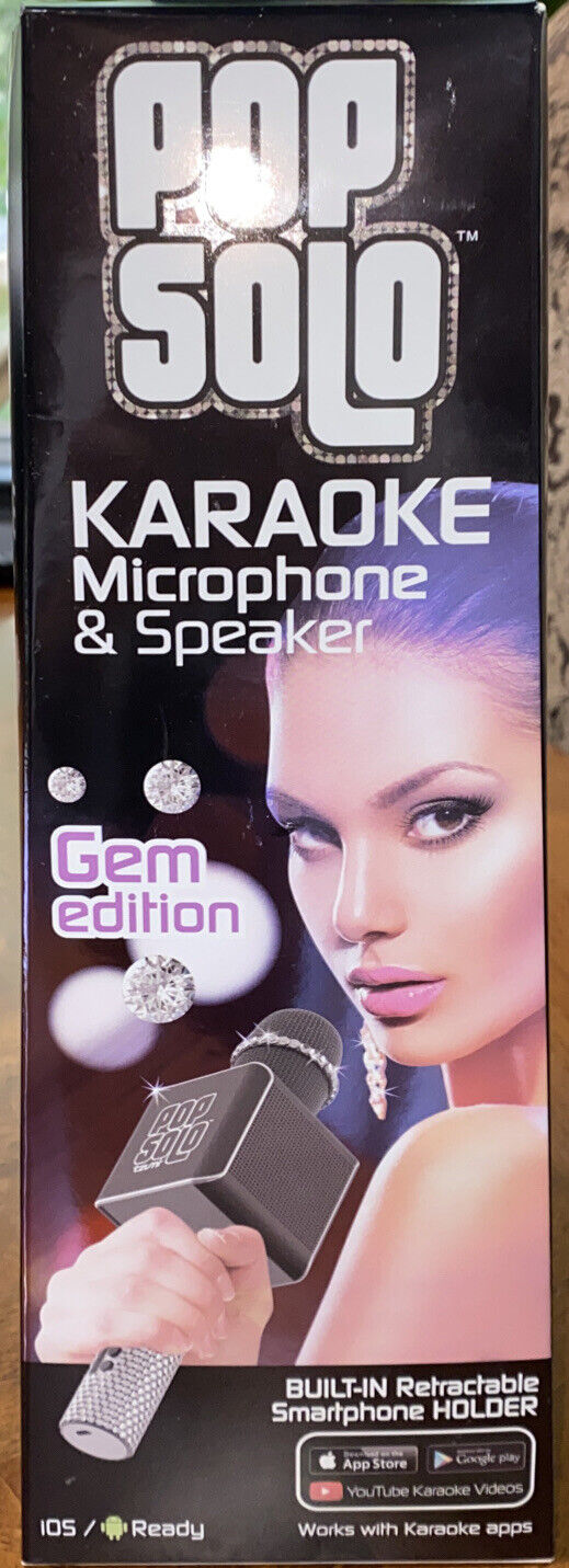 Pop Solo Karaoke Microphone & Speaker Gem Edition