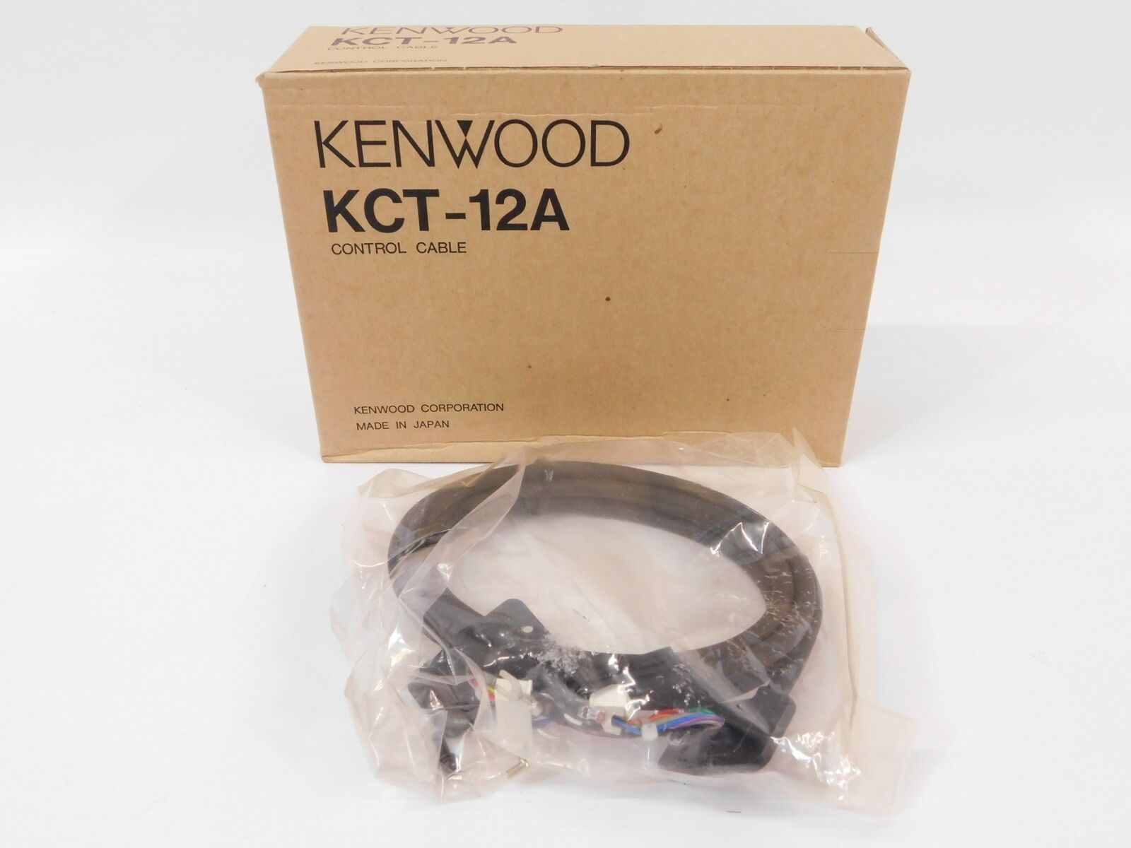 Kenwood Kct-12a Commercial Two-way Radio Control Cable (new In Box)