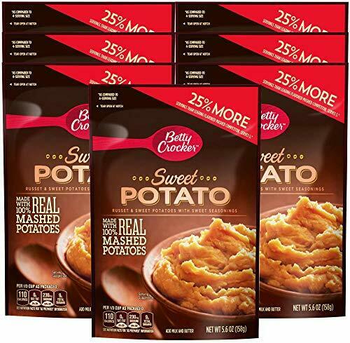 Betty Crocker Homestyle Sweet Potato Mashed Potatoes 5.6 Ounce -- 7 Per Case.