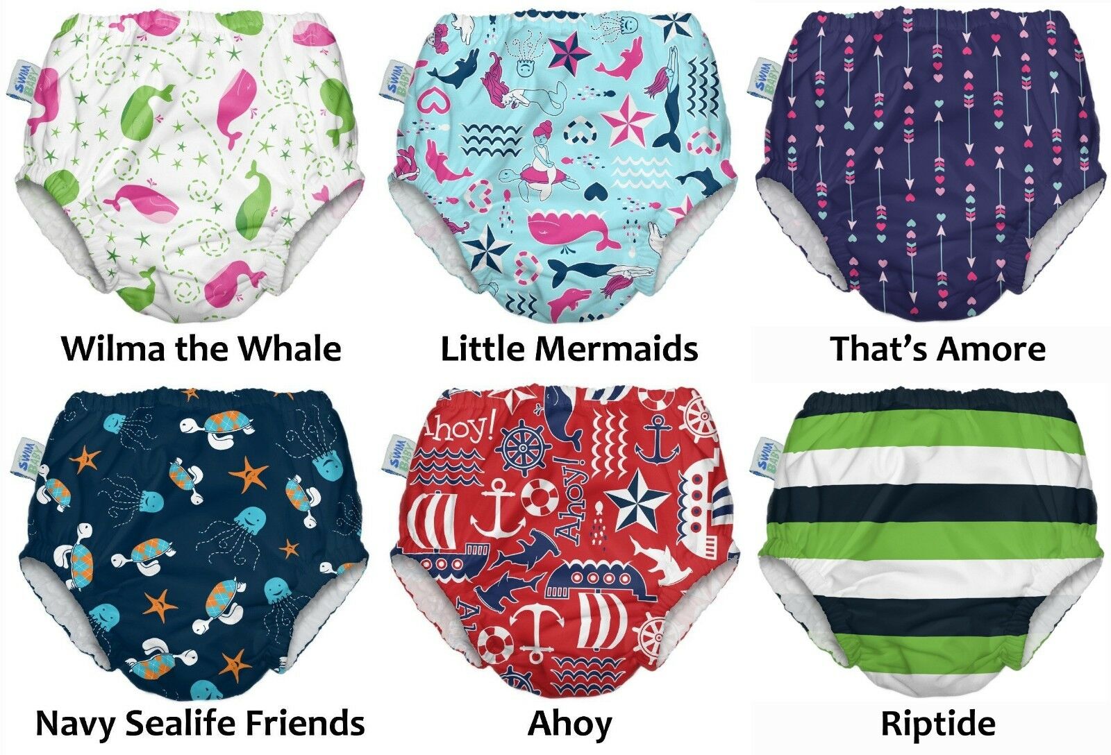 My Swim Baby Reusable Cloth Swim Diaper For Boys Or Girls 9-45 Lbs - 86884