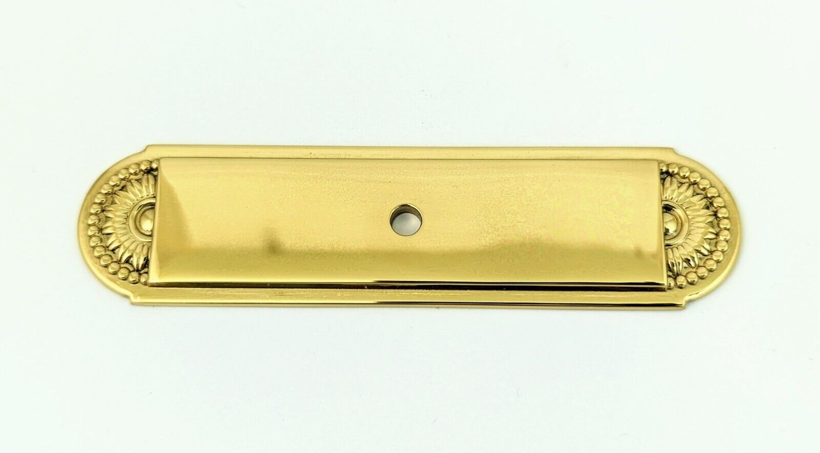 Backplate Knob Polished Brass