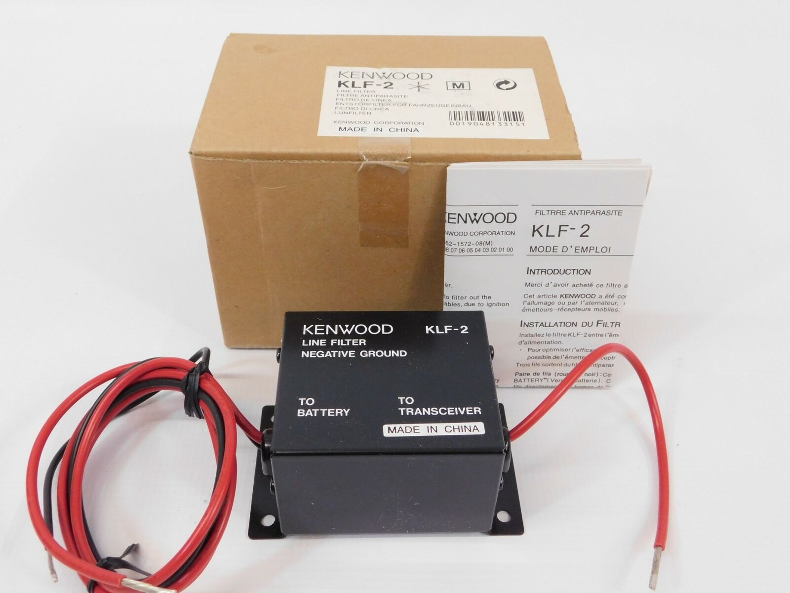 Kenwood Klf-2 Commercial Two-way Radio Line Filter (new In Box)