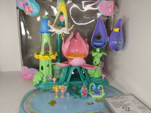 Mattel Barbie Fairytopia Little Lands Peony Flower House Fairy Friends Complete