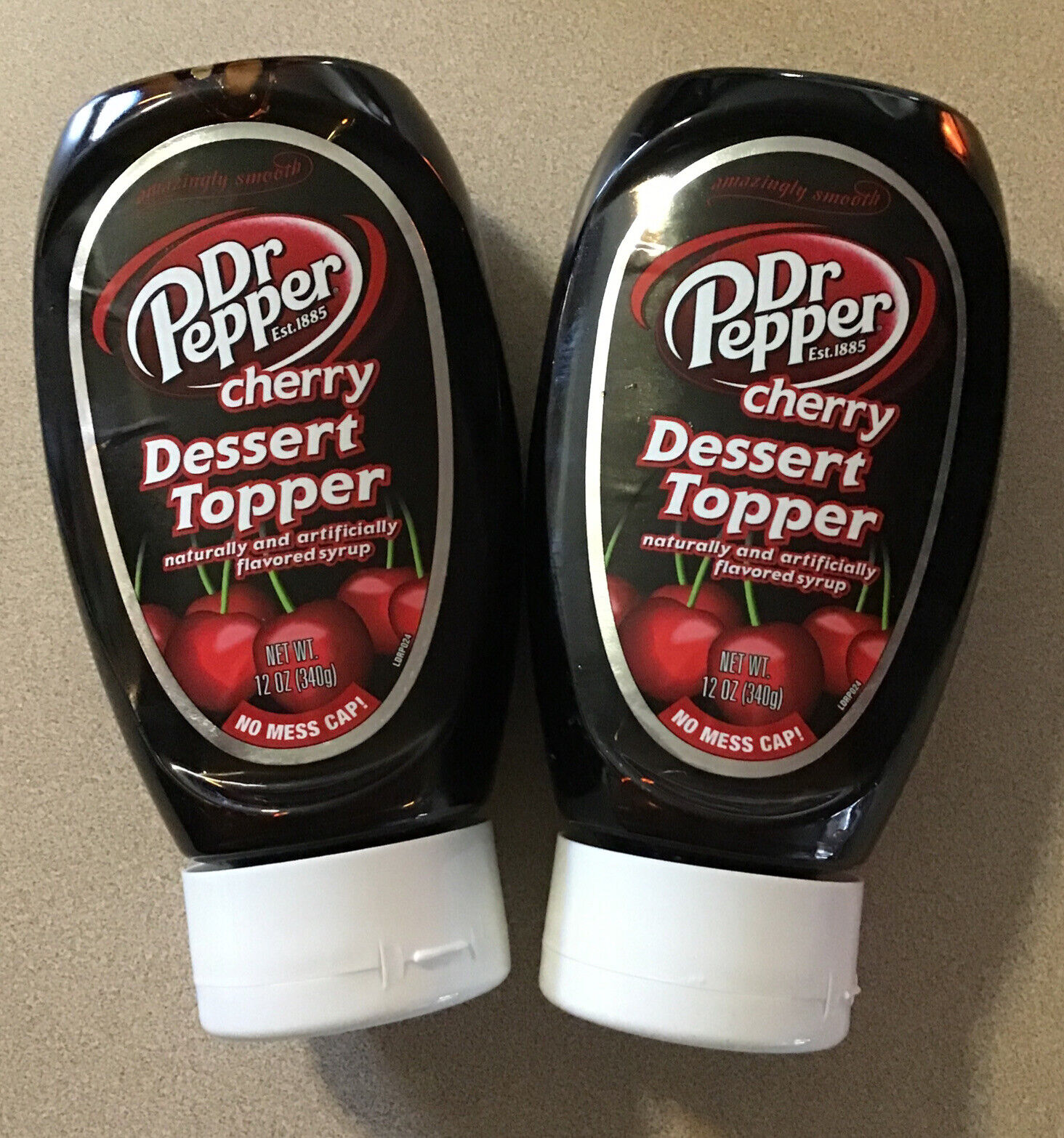 Dr Pepper Cherry Dessert Topper Flavored Syrup Ice Cream Sauce 12 Oz Lot Of 2