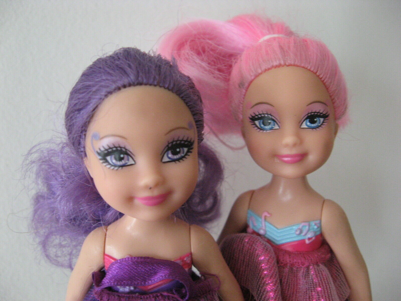 Barbie Fairytopia Lot Of 2- 6 Inch Fairy Sprite Pixie Fantasy Hair Dolls